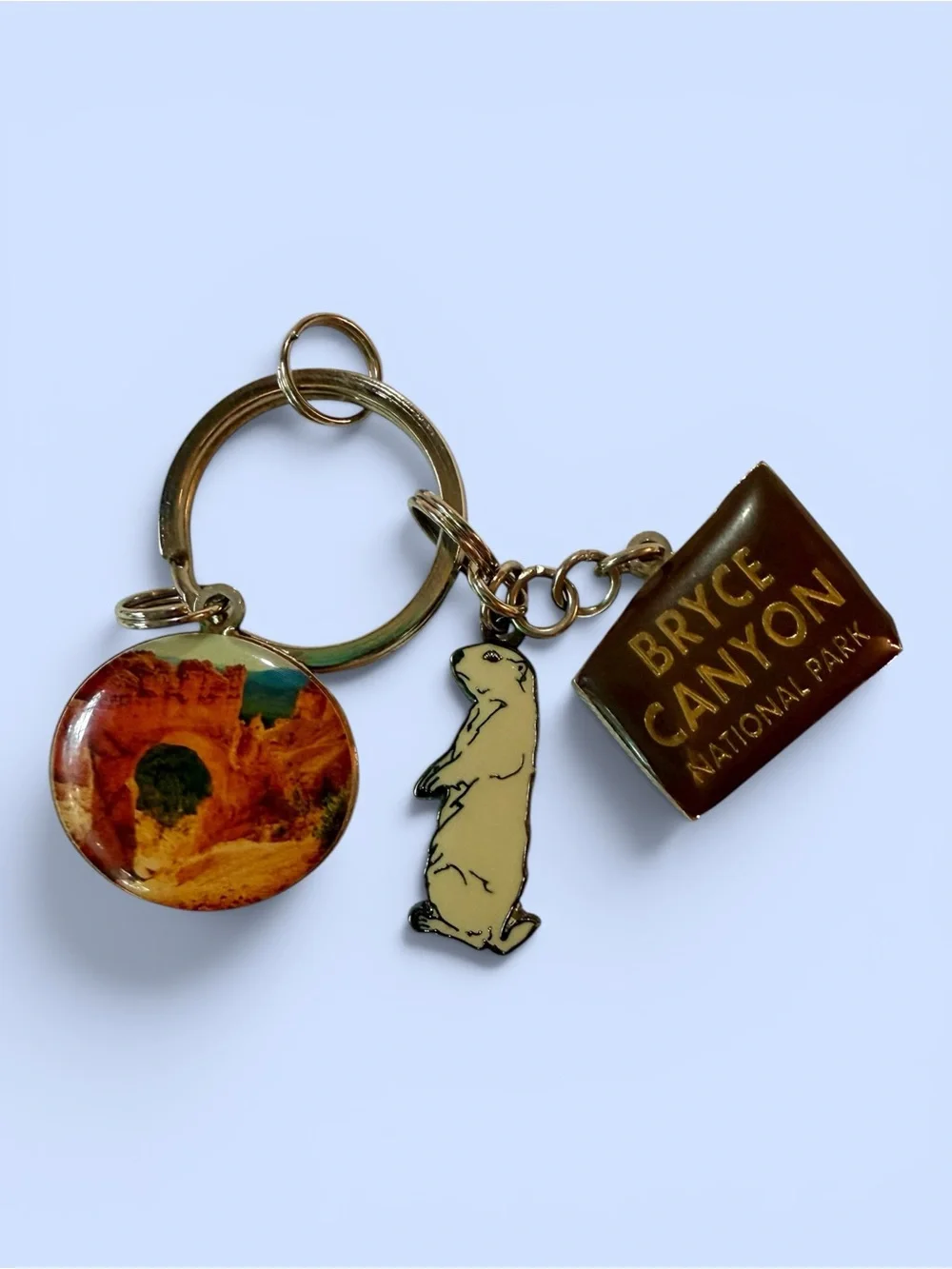 National Park Souvenir Keychains Graphic Charms Scenic Images